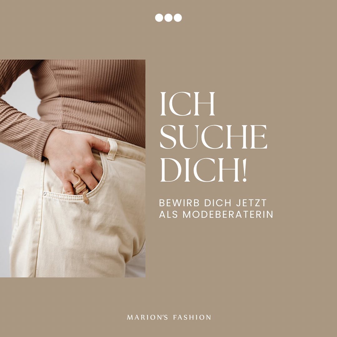 Marions Fashion sucht Modeberaterin